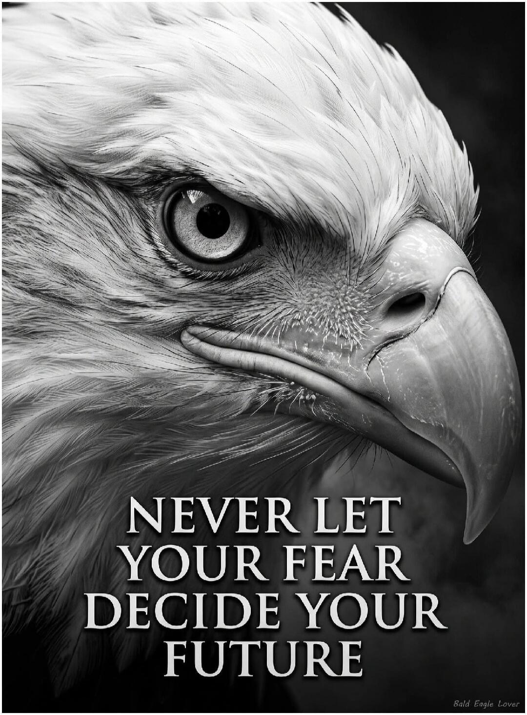 NEVER LET YOUR FEAR DECIDE YOUR FUTURE