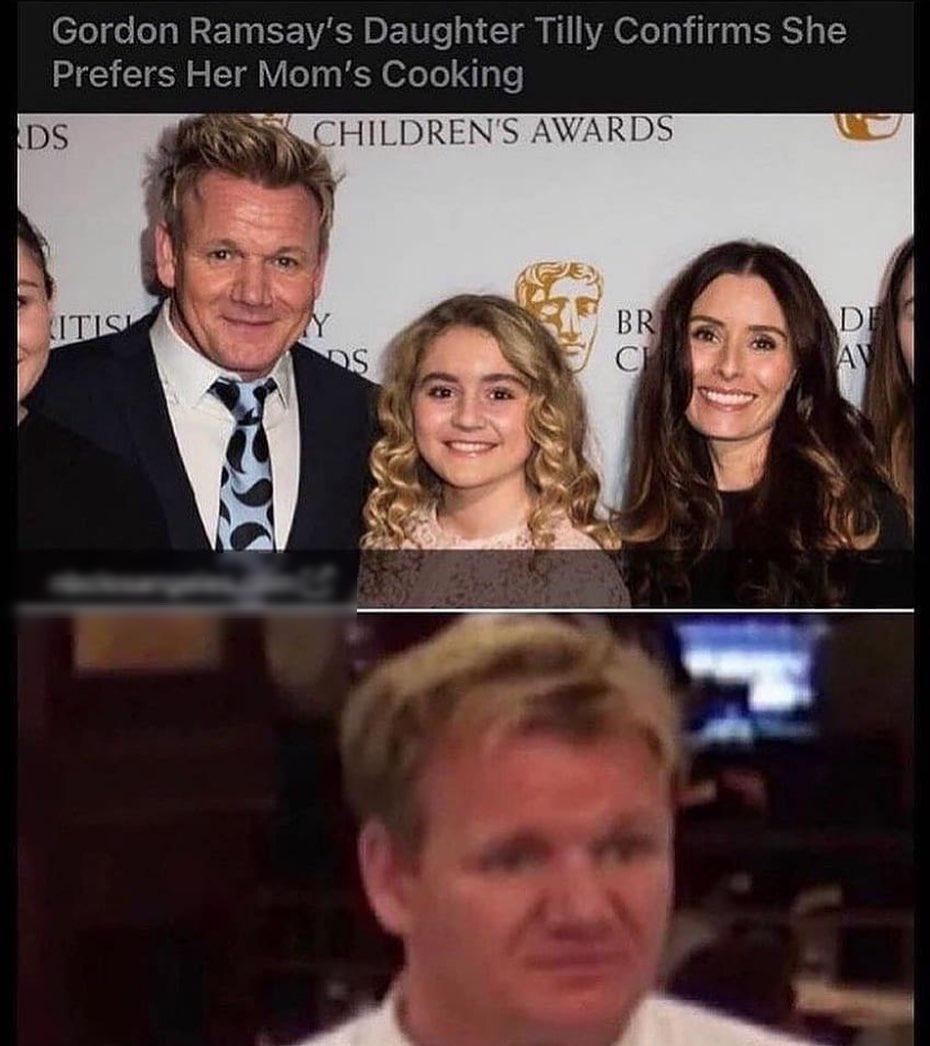Gordon Ramsays Daughter Tilly Confirms She Prefers Her Moms Cooking SRS CHILDRENS AWARDS