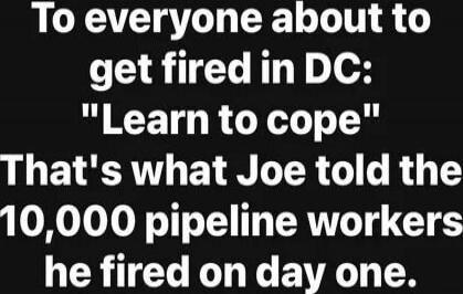 To everyone about to get fired in DC: 
