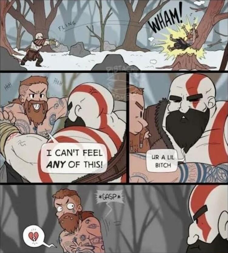 N I CANT FEEL ANY OF THIs