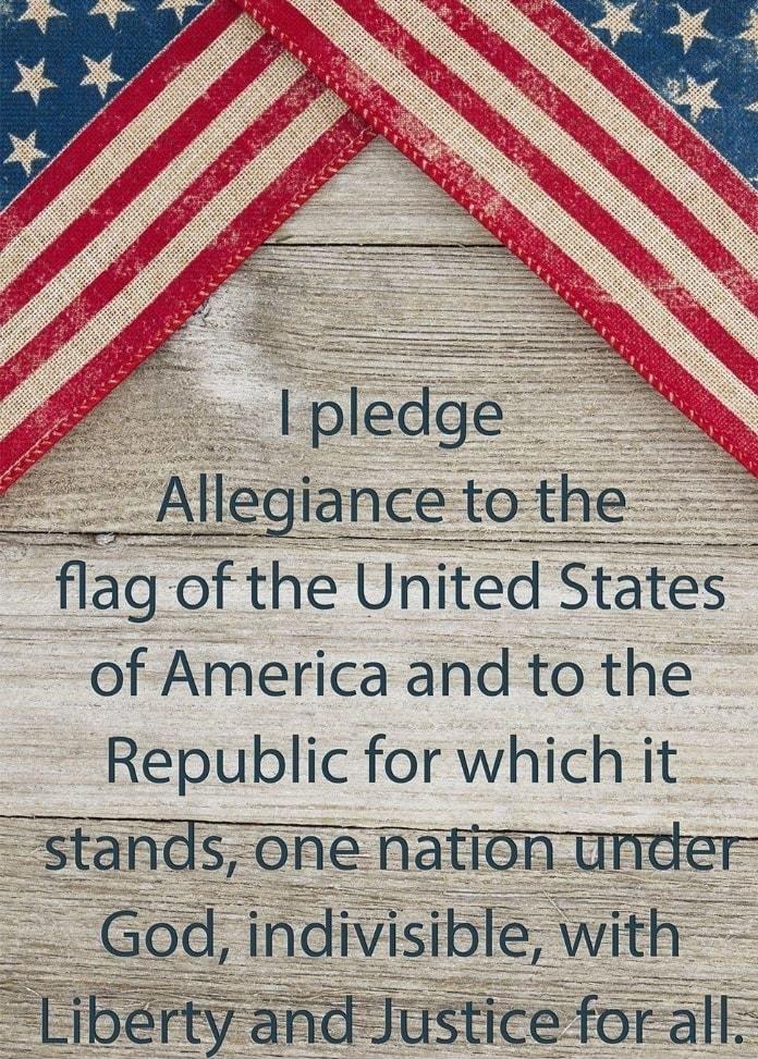 pledge All_eglance to the S e of America and to the Republic for which it stands one nationurc