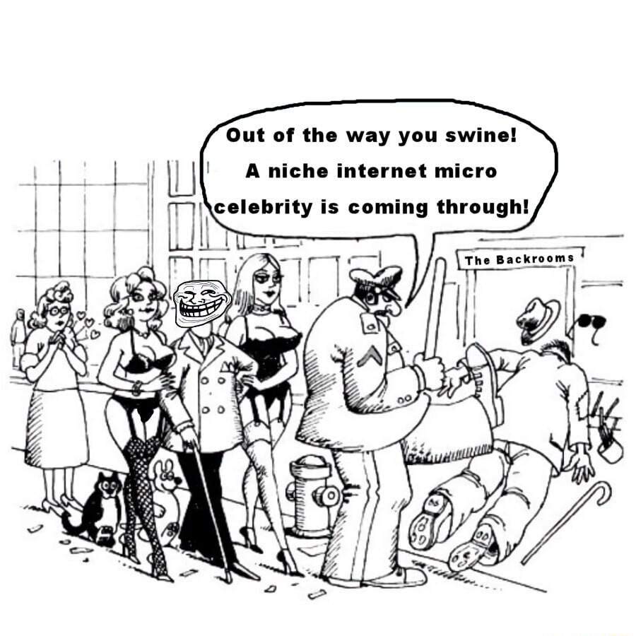 Out of the way you swinel A niche internet micro