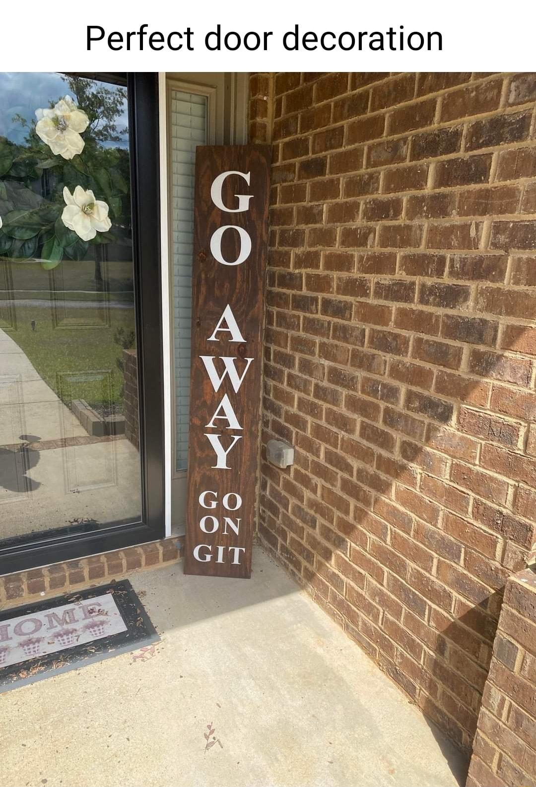 Perfect door decoration