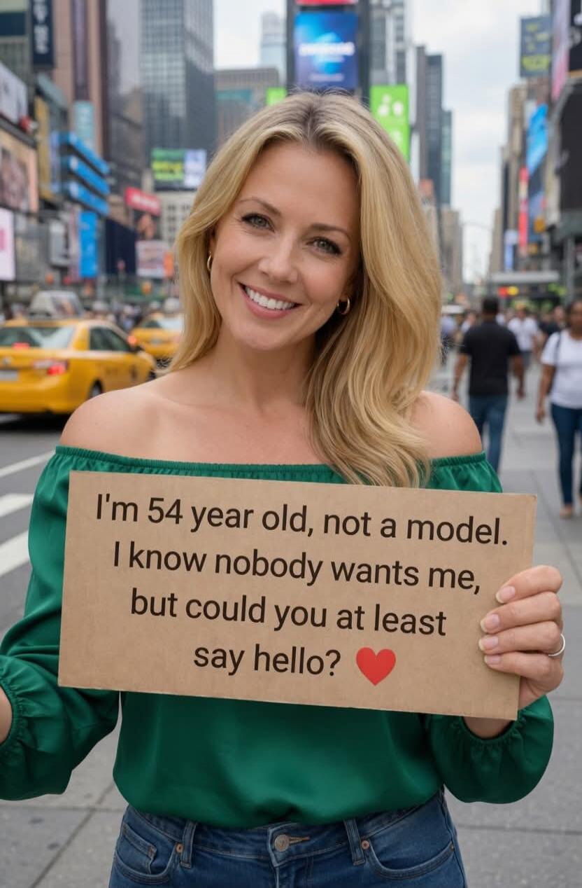 I'm 54 year old, not a model. I know nobody wants me, but could you at least say hello? ❤️