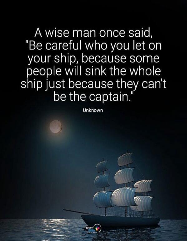 A wise man once said, 