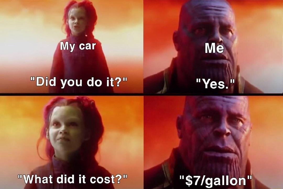 hat did it cost 7gallon