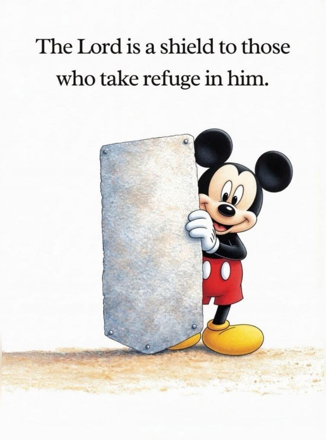 The Lord is a shield to those who take refuge in him.