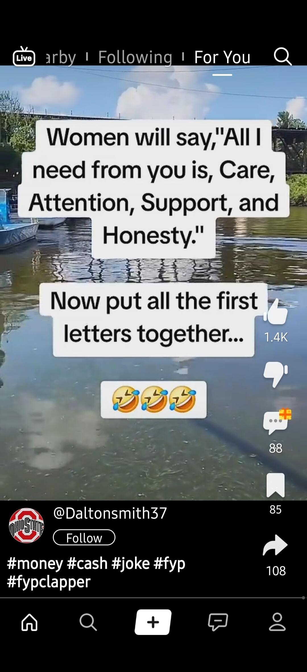 Women will say, 