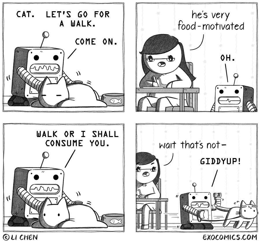 ear Lems co ror A WALK COME ON hes very food motwated J OH WALK OR I SHALL CONSUME YOU wart thats not GIDDYUP U CHEN EXOCOMICS COM