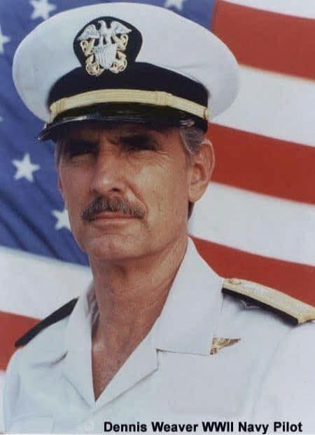 Dennis Weaver WWII Navy Pilot