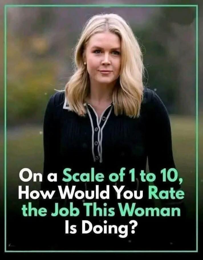 On a Scale of 1 to 10, How Would You Rate the Job This Woman Is Doing?
