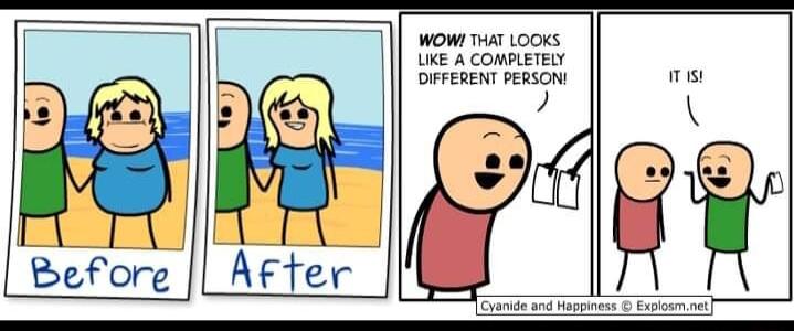 Wowr AT L00KS UKE A COMPLETELY FFERENT PERSON