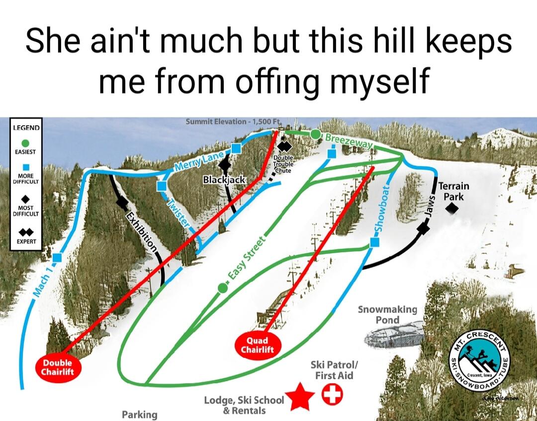 She aint much but this hill keeps me from offing myself