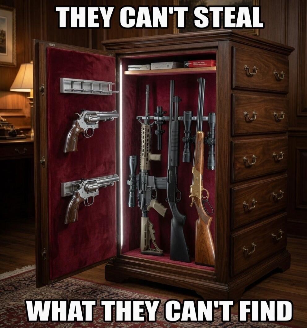 THEY CAN'T STEAL WHAT THEY CAN'T FIND