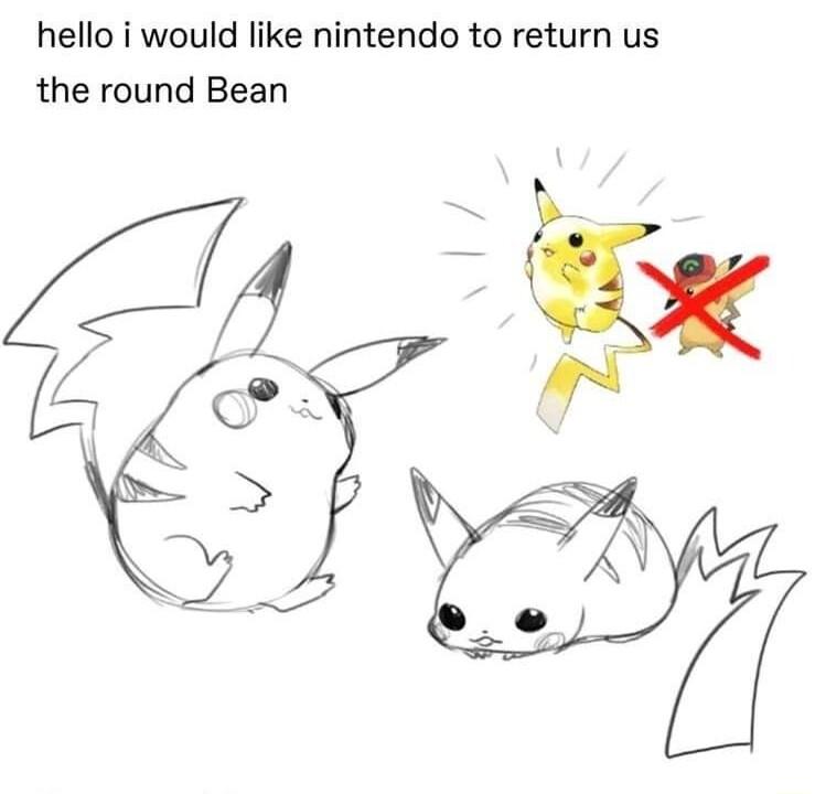 hello i would like nintendo to return us the round Bean