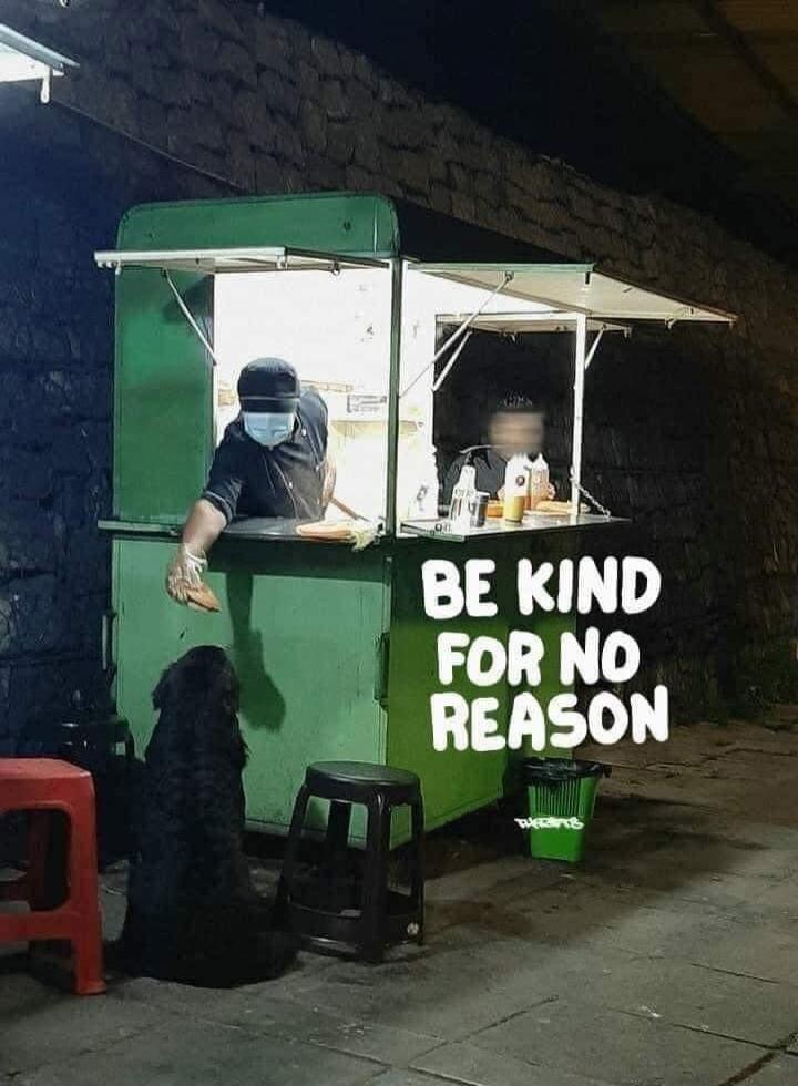 BE KIND FOR NO REASON