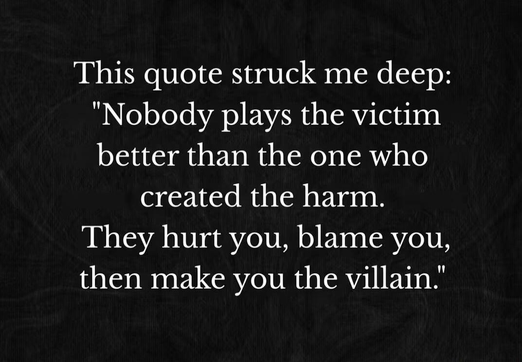 This quote struck me deep: 