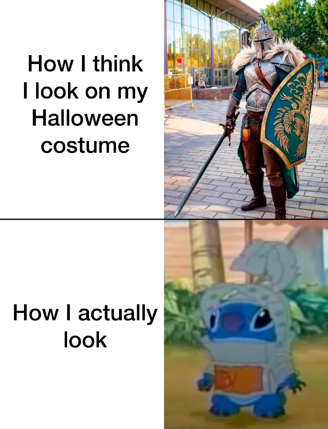 look on my Halloween costume How actually look