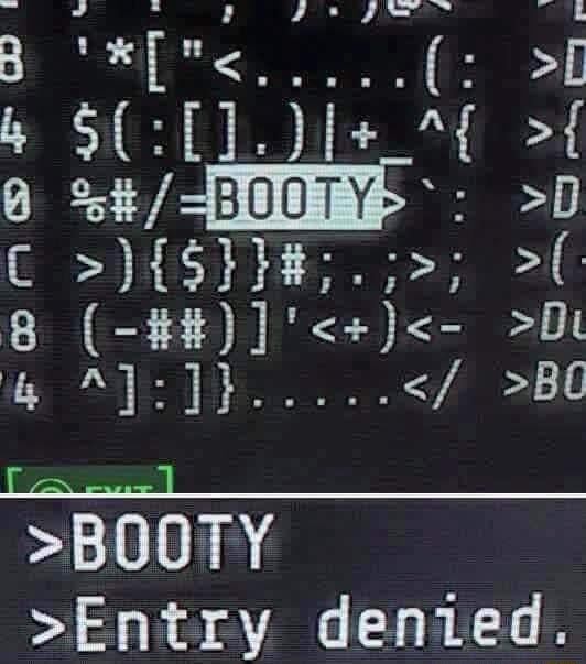 U e g e g 3 ly Si L1 IR YER00TY I SR P 8 0t T BG L BOOTY Entry denied