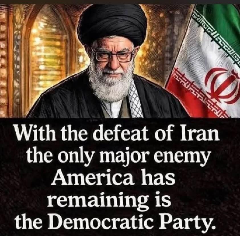 With the defeat of Iran the only major enemy America has remaining is the Democratic Party.