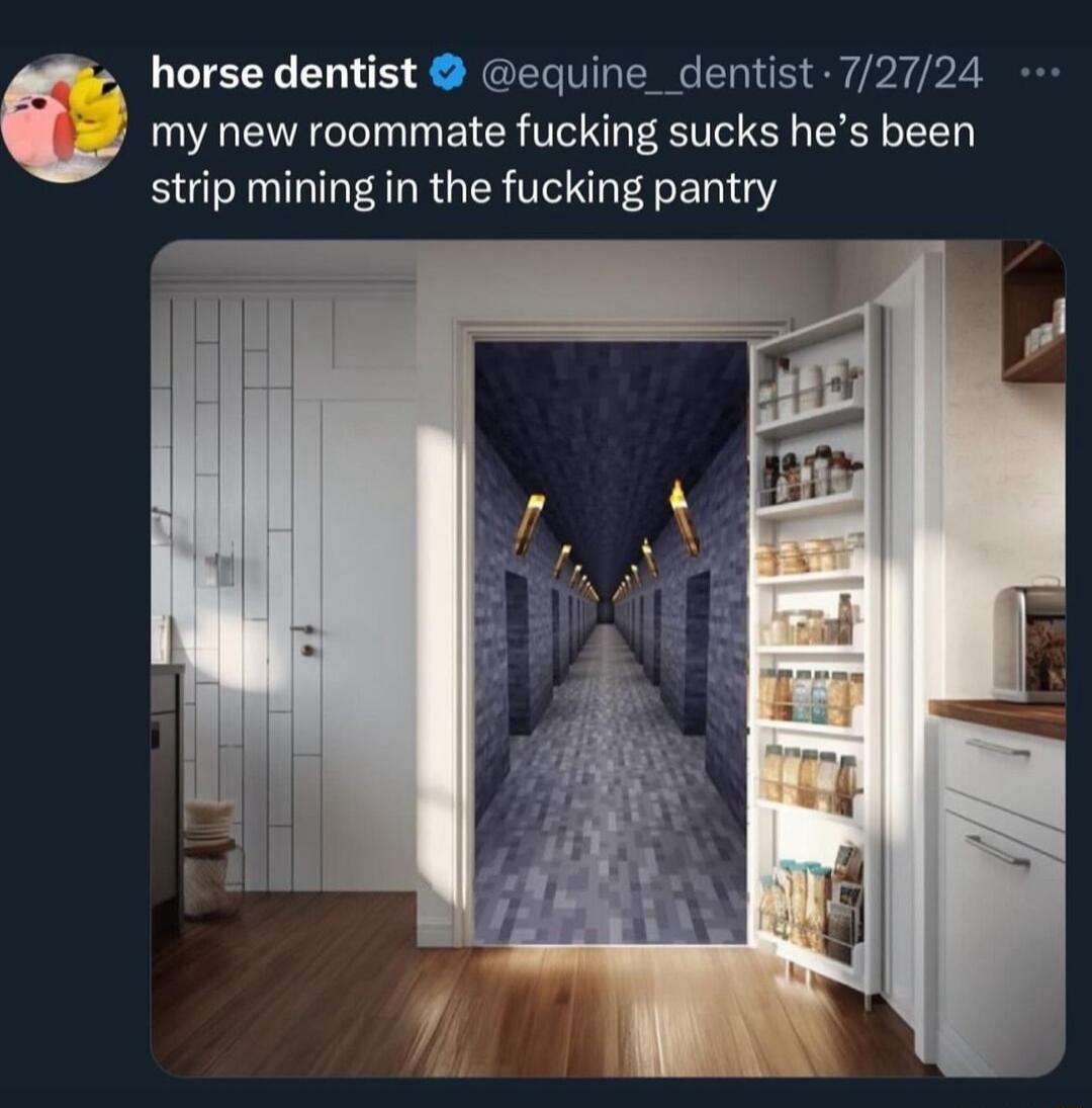 horse dentist equine_dentist 72724 my new roommate fucking sucks hes been strip mining in the fucking pantry