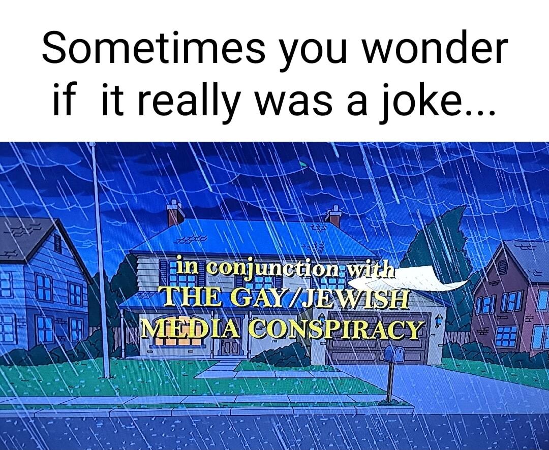 Sometimes you wonder if it really was a joke