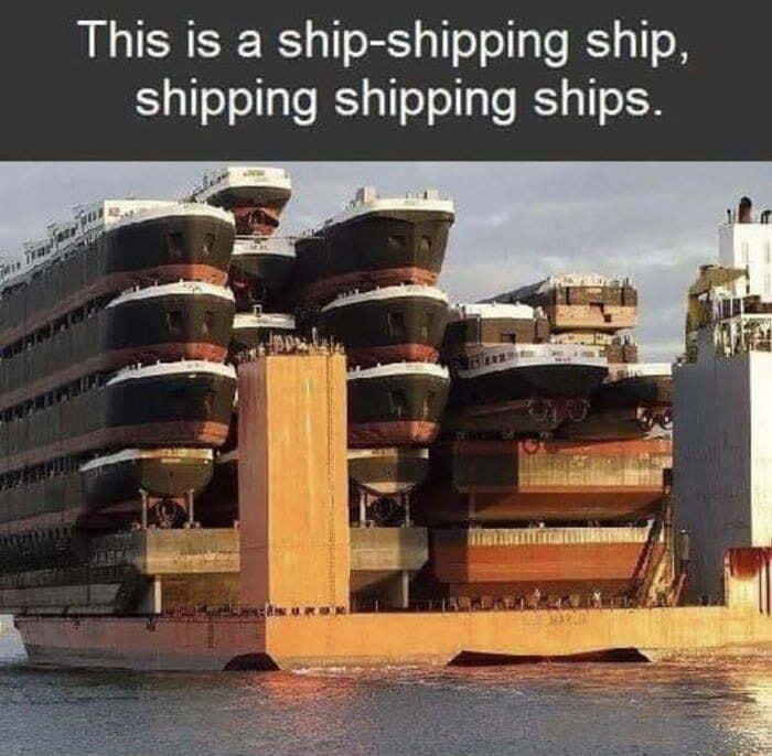 This is a ship shipping ship shipping shipping ships