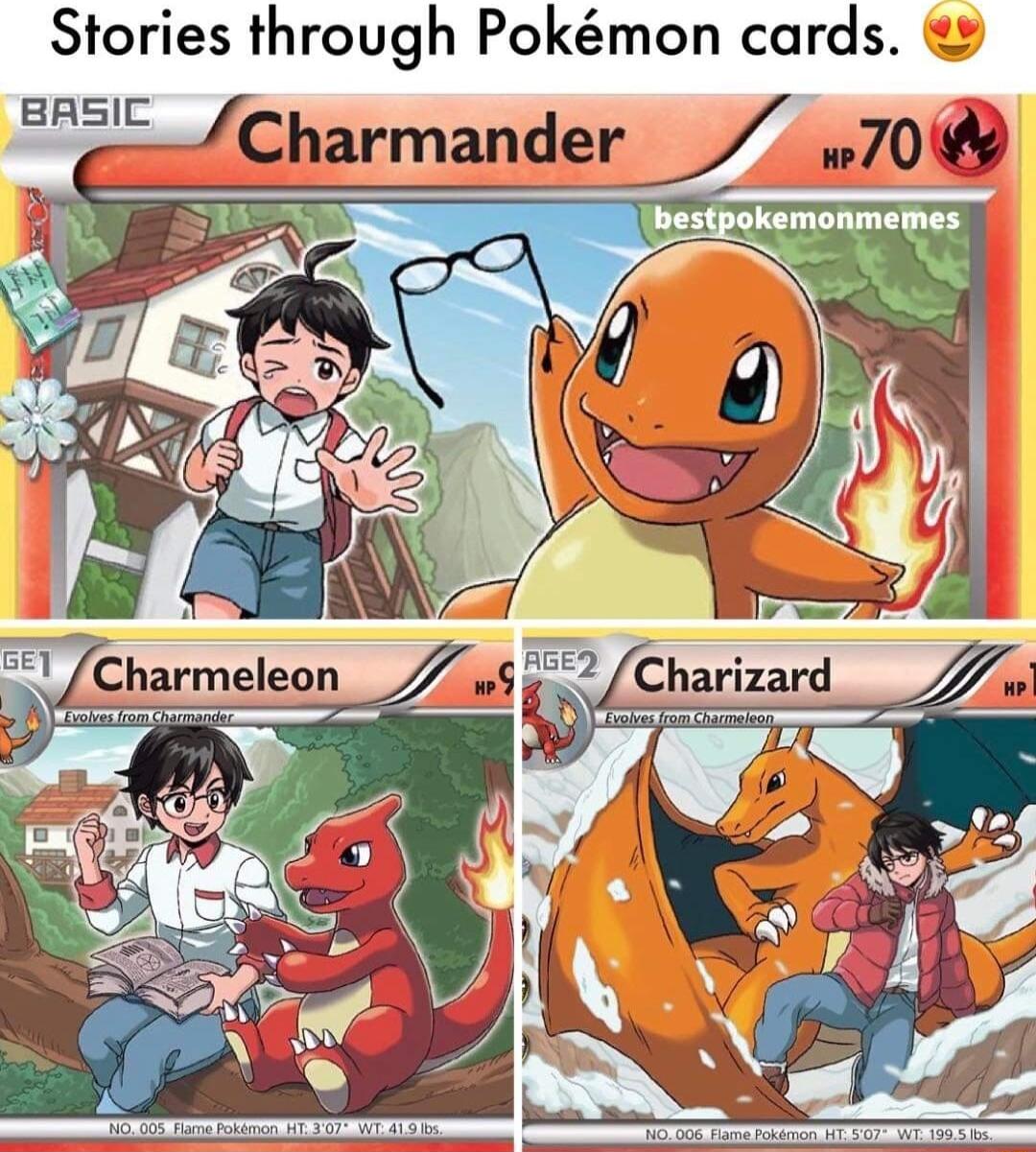 Stories through Pokmon cards