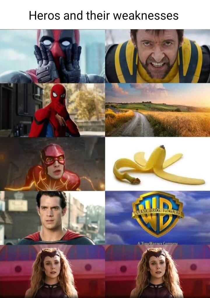 Heros and their weaknesses