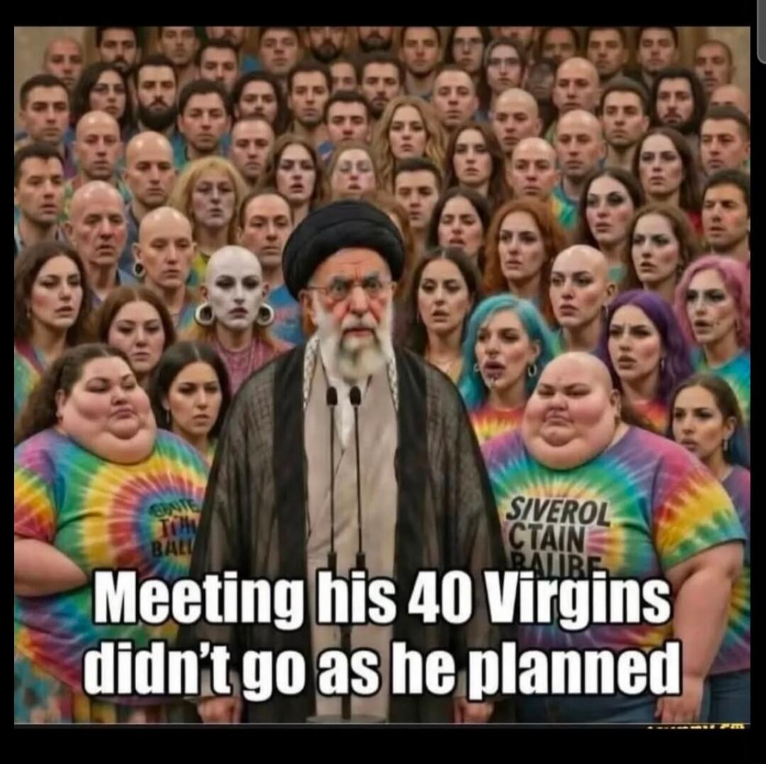 Meeting his 40 Virgins didn't go as he planned