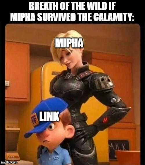 BREATH OF THE WILD IF MIPHA SURVIVED THE CALAMITY