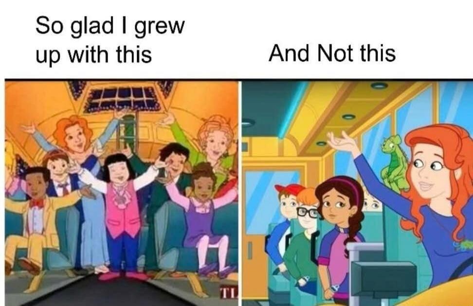 So glad I grew up with this And Not this
