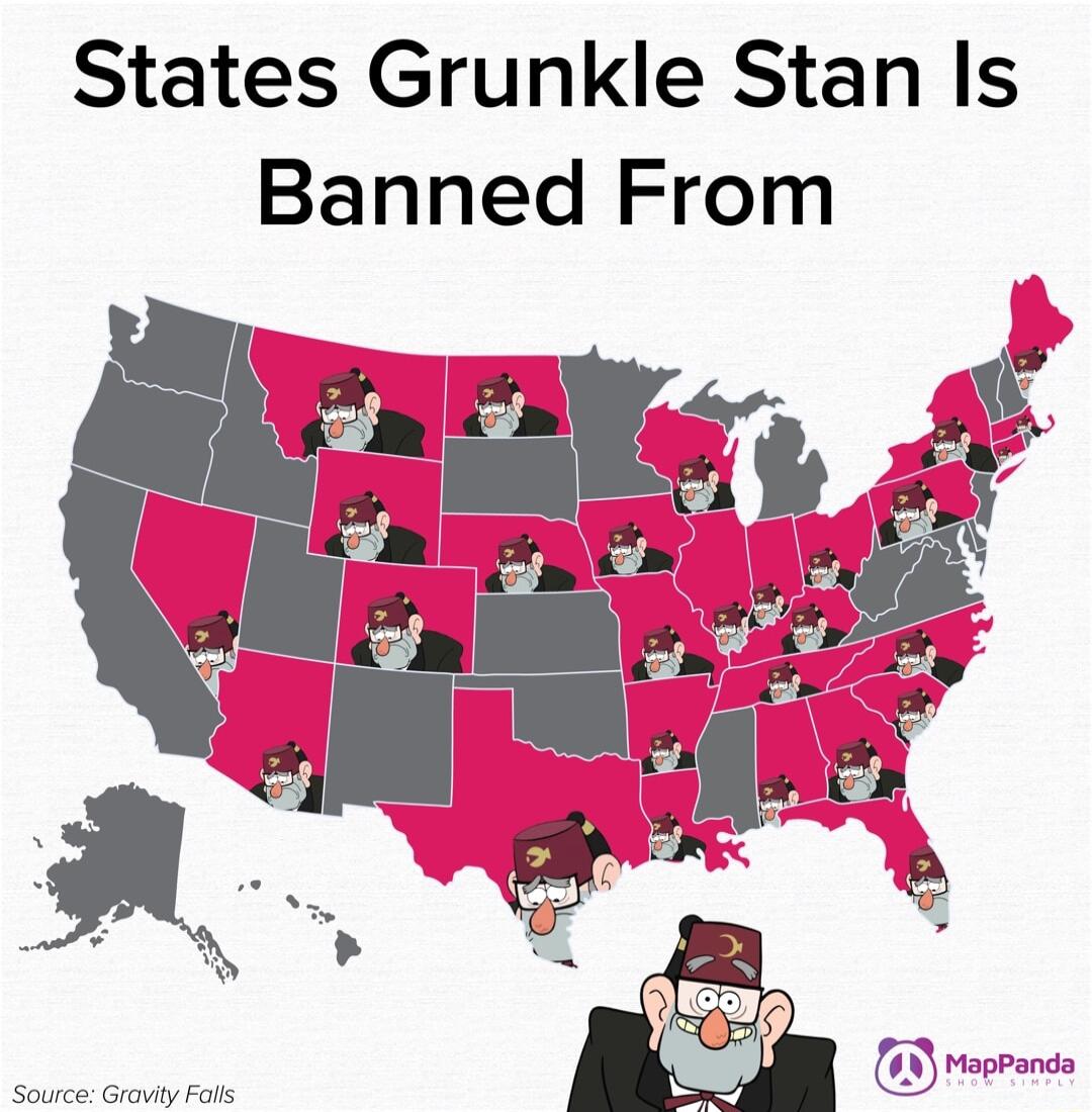 States Grunkle Stan Is Banned From