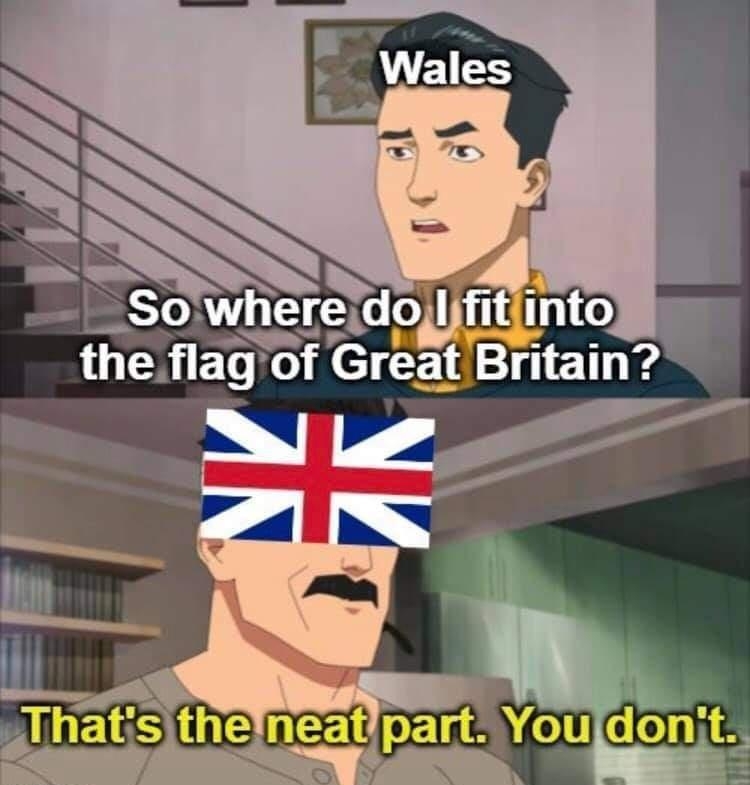 fitiinto at Britain oro d nm S So wr the flag