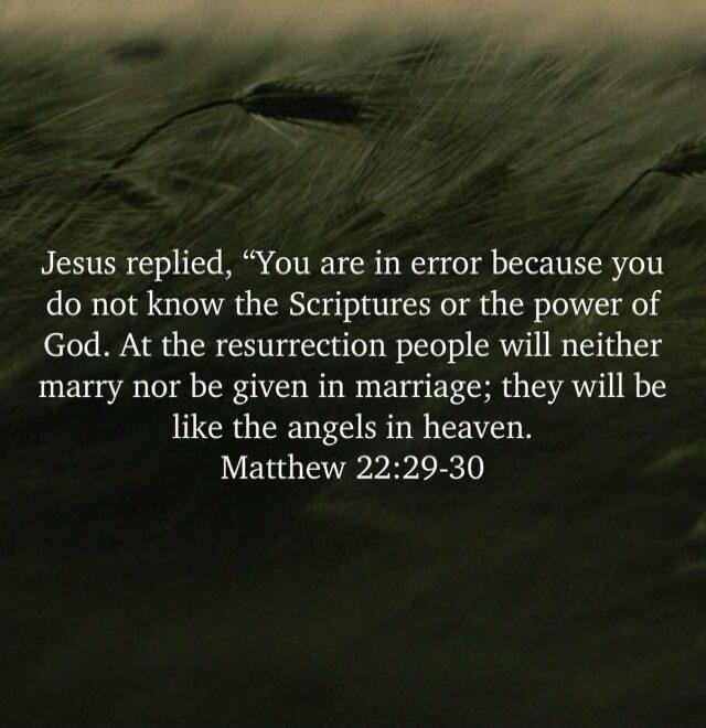 Jesus replied, 