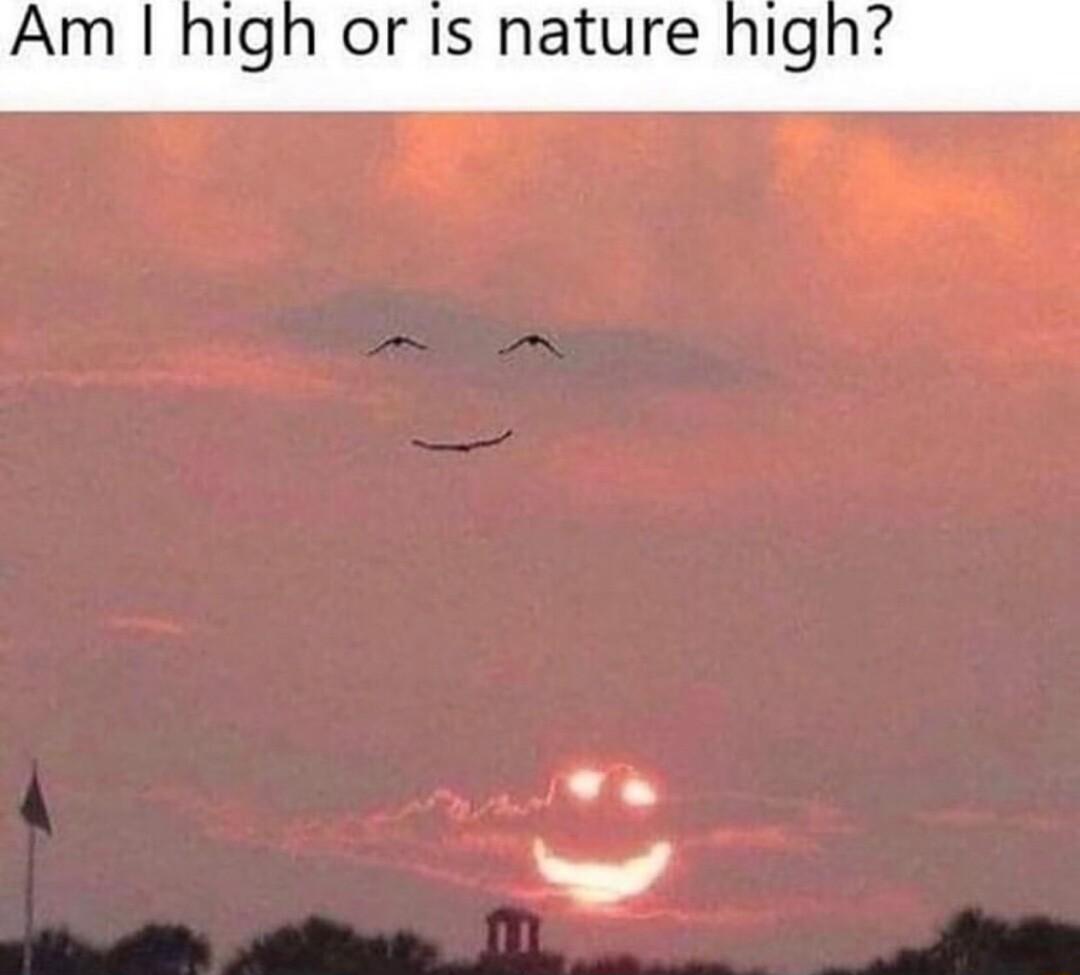 Am high or Is nature high