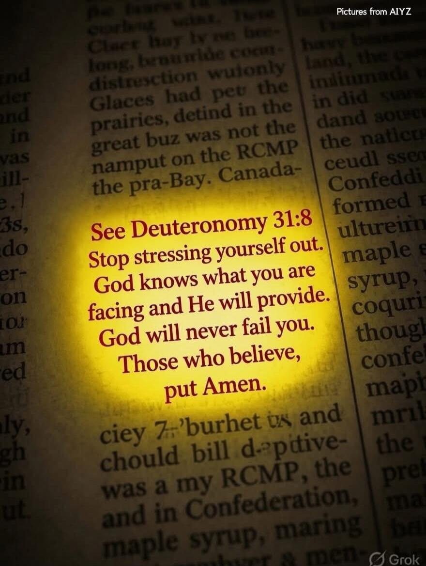 See Deuteronomy 31:8
Stop stressing yourself out.
God knows what you are facing and He will provide.
God will never fail you.
Those who believe, put Amen.