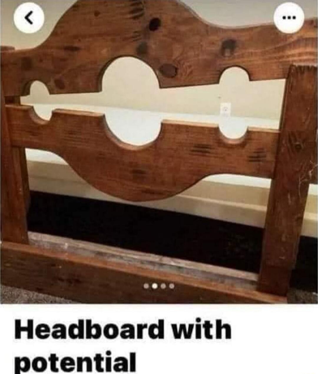 4 T Headboard with notential