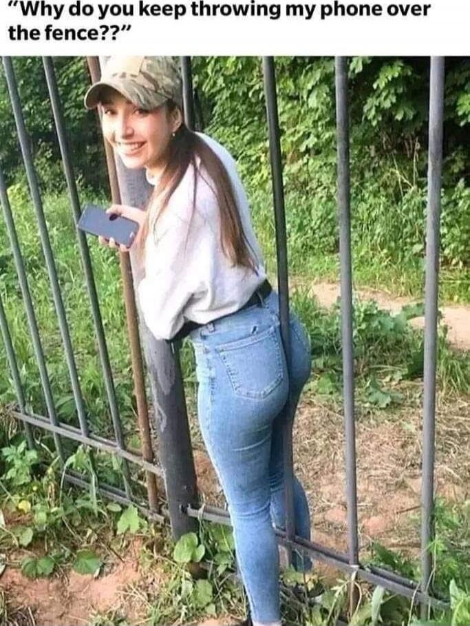 “Why do you keep throwing my phone over the fence??”