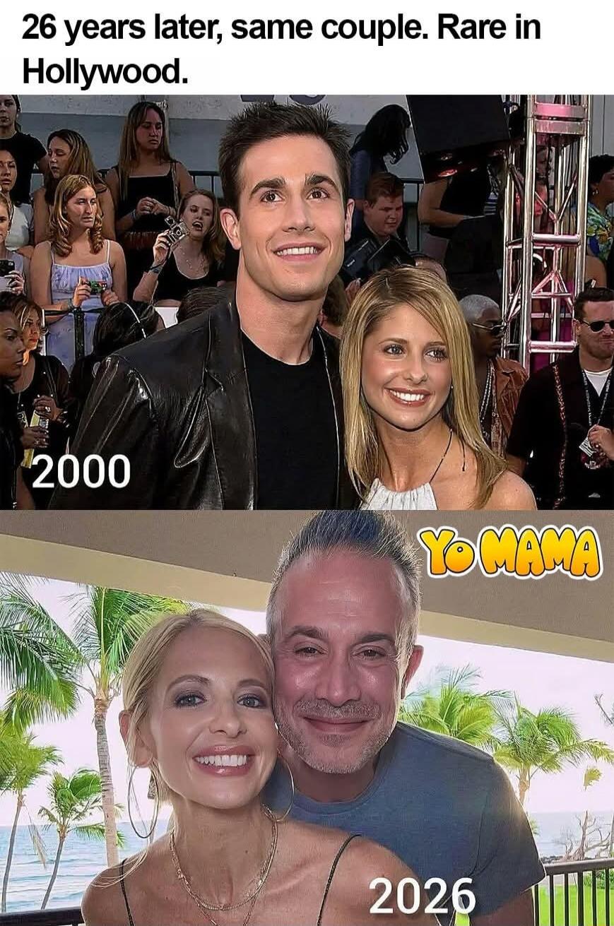 26 years later, same couple. Rare in Hollywood. 2000

2026