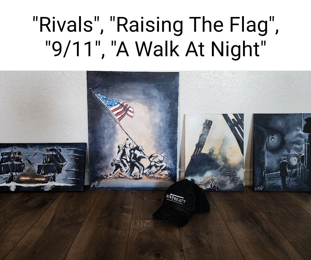 Rivals Raising The Flag 911 A Walk At Night