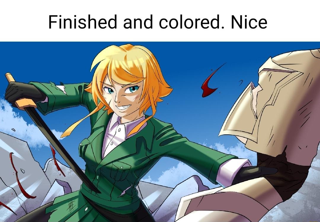 Finished and colored Nice