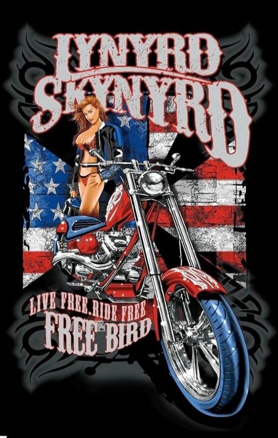 LYNYRD SKYNYRD LIVE FREE. RIDE FREE FREE BIRD