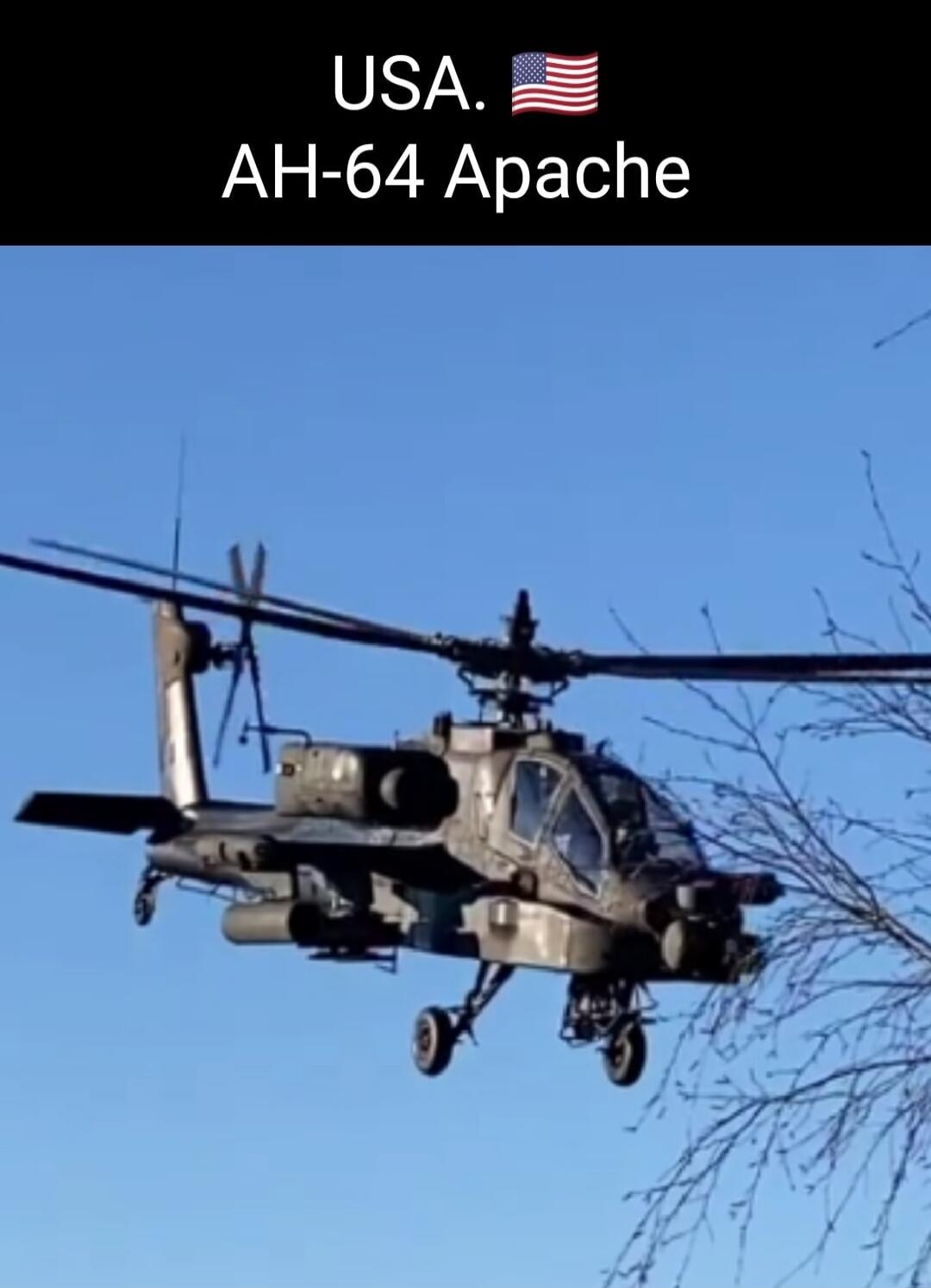 USA. 🇺🇸 AH-64 Apache