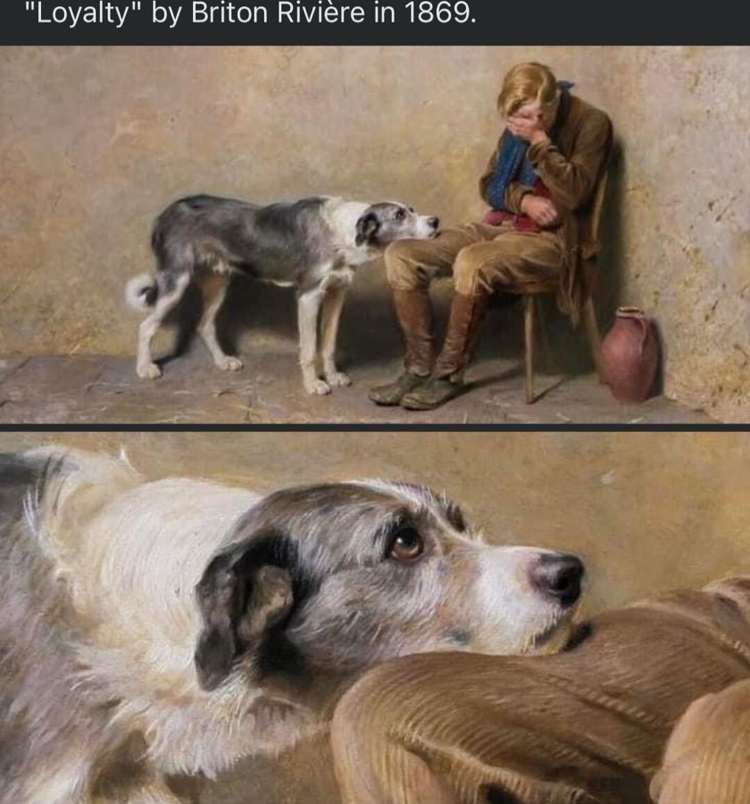 Loyalty by Briton Riviere in 1869 7