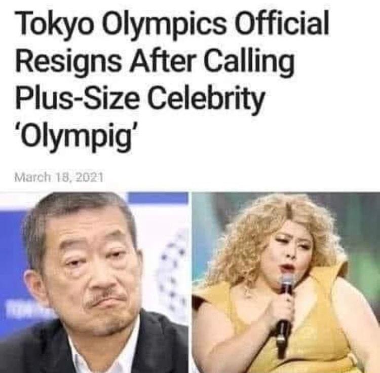 Tokyo Olympics Official Resigns After Calling Plus Size Celebrity Olympig