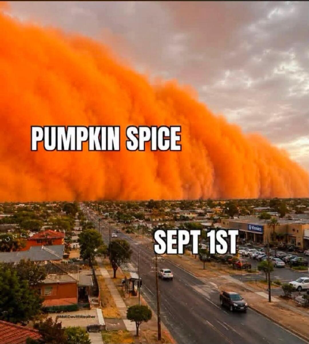PUMPKIN SPICE SEPT 1ST