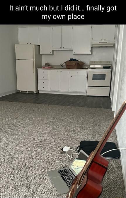 It aint much but did it finally got my own place