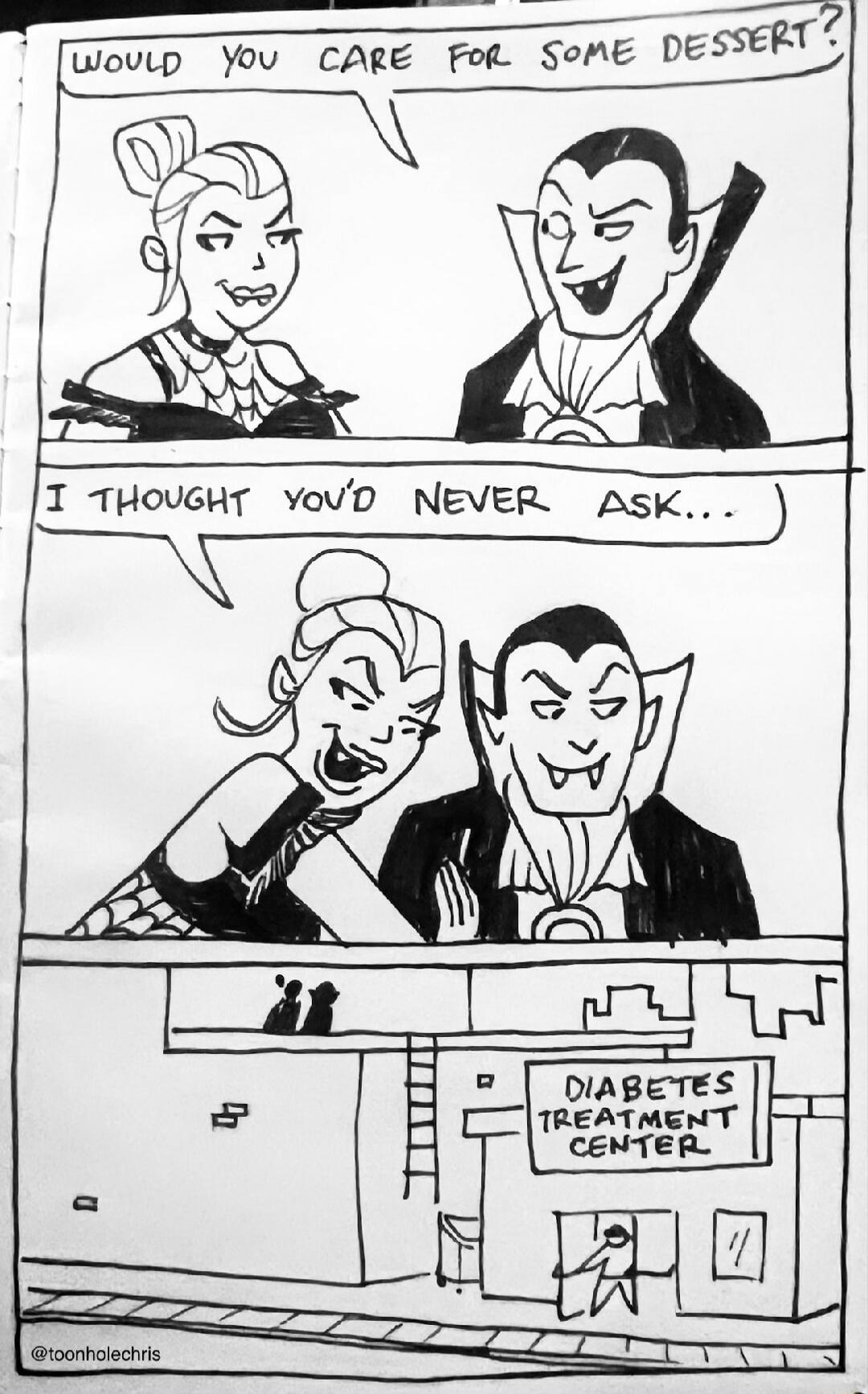 WOULD YOU CARE FOR SOME DESSERT? I THOUGHT YOU'D NEVER ASK... DIABETES TREATMENT CENTER