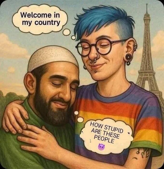 Welcome in my country
HOW STUPID ARE THESE PEOPLE